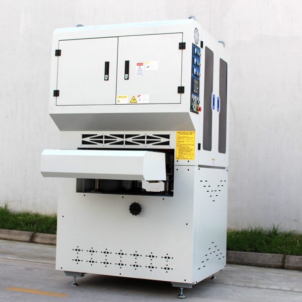 Flat wire drawing deburring machine